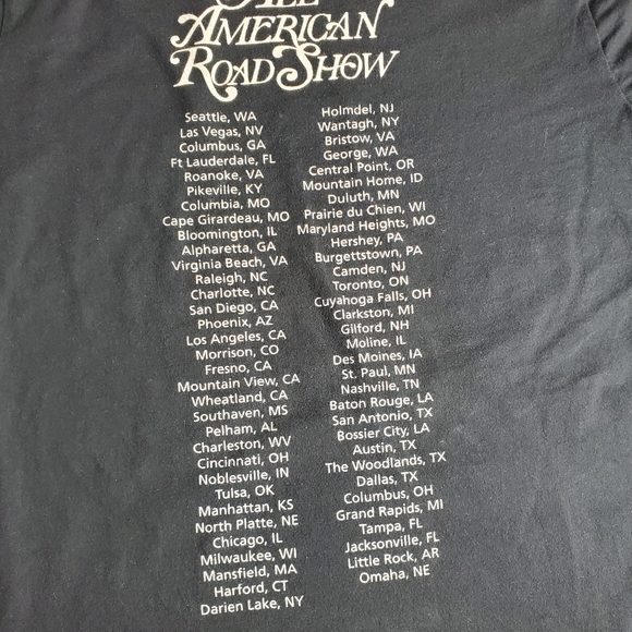Read Desc. Ladies 2021 Chris Stapleton All American Road Show Tour Shirt sz Med. - Picture 5 of 8
